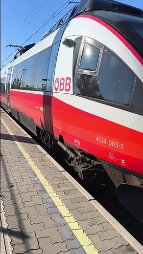 S80 Wien Aspern Nord ÖBB 4124 005 indul Wien Haidestraße állomáson