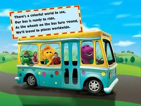 Barney's Colorful World Live Read Along Book