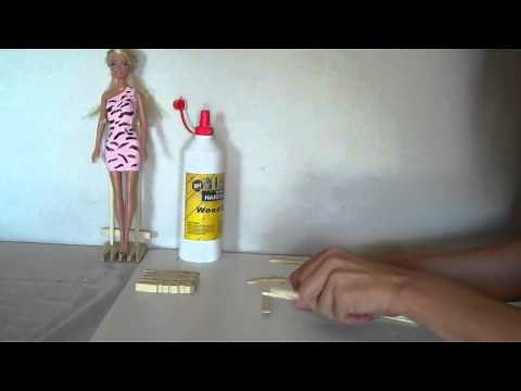 How To Make A Doll Stand Easy - DOLL CRAFTS