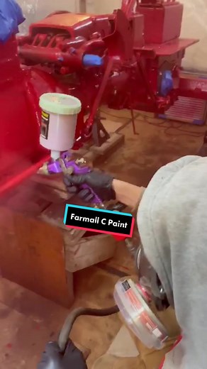 Farmall C Paint Process