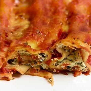 Delicious Spinach and Ricotta Cannelloni (Vegetarian) Recipe