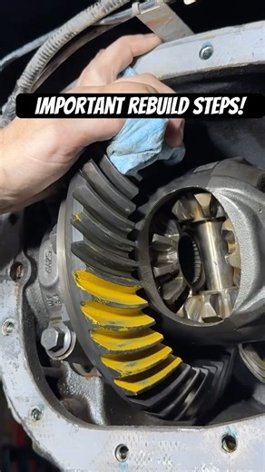 3 Steps That Make or Break a Differential Rebuild ⚙️🔧 #axleoffroad #differential #shorts