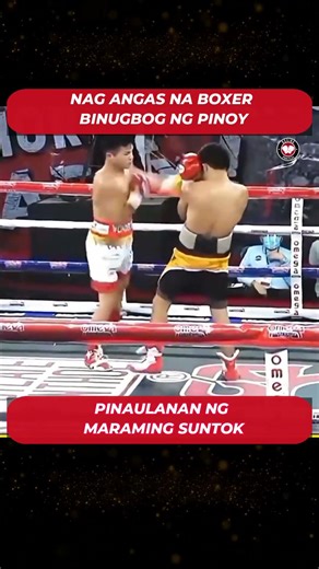 NAG ANGAS NA BOXER BUGBOG SARADO SA PINOY #boxinghighlights #boxing #sandormartin