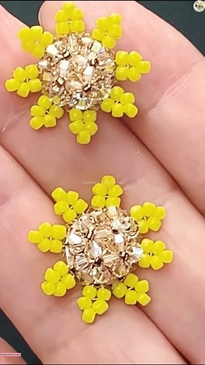 DIY 🌻Sunflower earrings, sunflower ring__🌻 | Wedding Decoration Ideas
