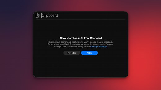 You Can Finally See Your Mac's Clipboard History in Spotlight