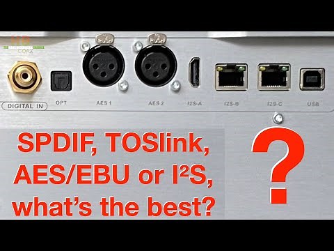 SPDIF, TOSlink, AES/EBU or I²S, what’s the best?