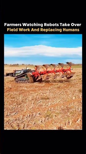 Farming robots takes over the fields replacing humans