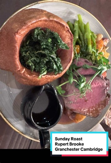 Love a good Sunday roast Team at the Rupert brooke in cambridge deliver every time on both food and service ! - Pork bits with apple sauce to share while our food arrived. - beef Sunday roast with all the trimmings. - 8oz beef burger chips & coleslaw Desserts: - sticky toffee pudding with butters its sauce and ice cream. Save some room for that as was absolutely delicious!! - crème brûlée and sable biscuits Bottle water and 3 cokes 🤑 £102 all in for the three of us. We left very full and very h