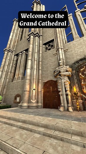 Welcome to the Grand Cathedral, a masterpiece of mapmaking by Normandiai. Marvel at the intricate stonework, soaring spires, and flying gothic buttresses. The facade tells tales of saints and heroes, while the bell tower is a testament to human ingenuity. A fantastic candidate for #DAMoftheDay Follow the link to add this map to your collection https://steamcommunity.com/sharedfiles/filedetails/?id=3038549750 #DungeonAlchemist #indieDev #dndtok #pathfinder #pathfinder2e #battlemap #ttrpg #foundry