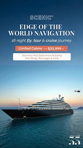 Unveil Patagonia’s untouched wonders on a luxury journey onboard...