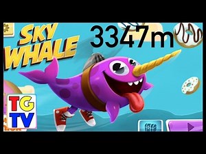 Game Shakers Sky Whale All Items Unlocked - High Score 3347m