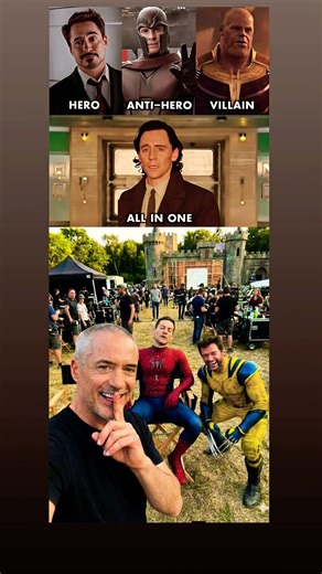 When One Character Is Hero, Villain & Anti-Hero 😂 | Marvel Meme #marvel #avengers #loki #ironman #yt