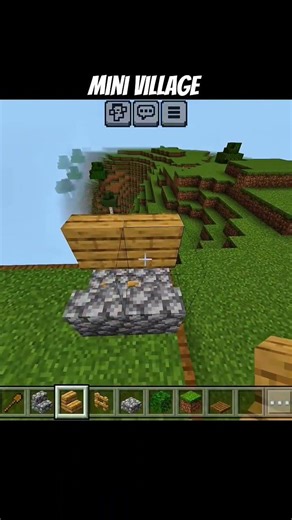 Minecraft Mini Village Build Hack 🔥
