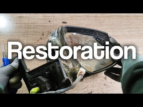 How to fix side mirror Toyota Aqua (Prius C)