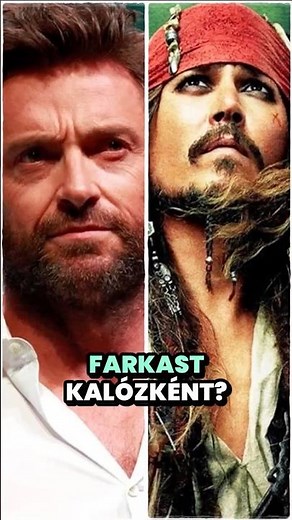 Hugh Jackman lett volna az igazi Jack Sparrow? 🏴‍☠️🌊 #jacksparrow #érdekesség #mozi