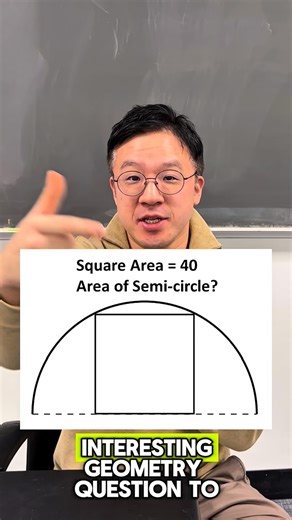 Dr. PK - PhD, Math Professor on Instagram: "A Cool Geometry Question Will Make You Cool #mathematics #math #motivation #maths #daily #viral #phd #drpkmath #learning #teacher #teaching #professor #education #geometry #algebra"