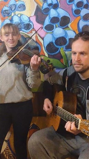 Heel Toe Polka Violin and Guitar Cover "A" Section Short