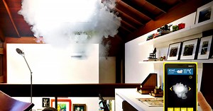 Nebula 12 concept generates indoor clouds based on meteorological data