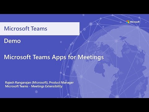 Microsoft Teams Apps for Meetings