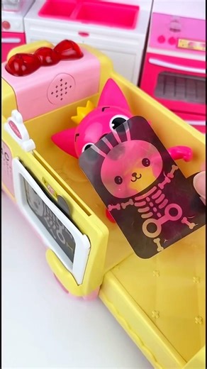 ASMR Unboxing Pinkfong & Pororo Ambulance Doctor Set Toy 🚑 |Satisfying Toy Sounds #Shorts