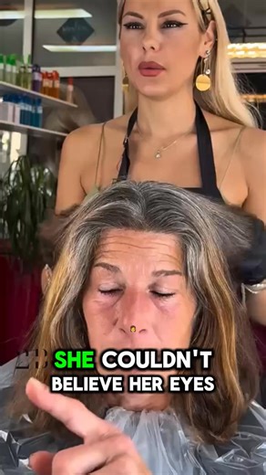 1.1K views | She couldn’t believe her eyes… The final transformation left everyone speechless! ‍♀️✨ Just look how much younger she looks after the new hair color— It’s unbelievable! Watch the full video in the comments below | Eleanor | Facebook