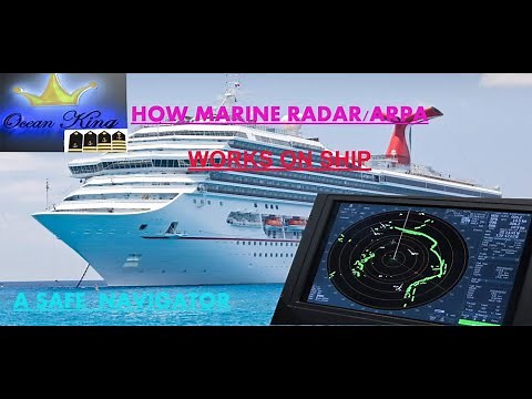 HOW RADAR WORKS ON SHIP (MARINE RADAR)