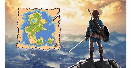 Zelda BotW: Die komplette Karte der Spielwelt, alle Gebiete und interaktive Map