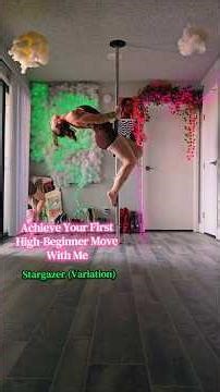 Beginner Pole: Stargazer Variation Tutorial #poledance #poledancer #tutorial