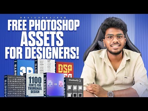 🔥 FREE Photoshop Assets for Designers! | Download Now | Designerajesh