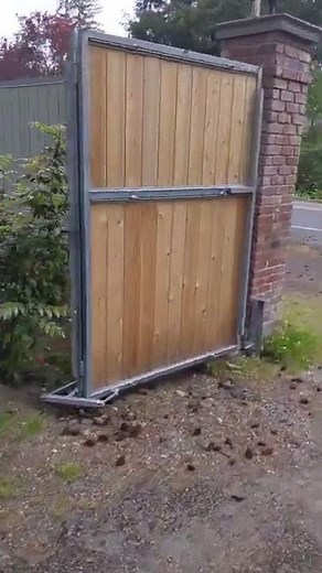My bi-folding driveway gate
