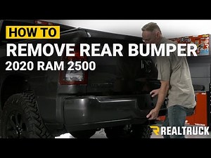 Ram 2500 Rear Bumper Disassembly (2020)