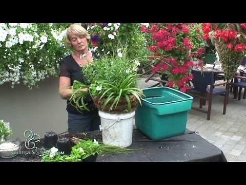 How to Make a Hanging Basket in a Cone Style Planter (New Style)