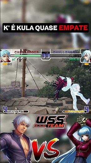K' vs Kula: The duel of FIRE and ICE in KOF 2002! 🔥❄️ #Shorts