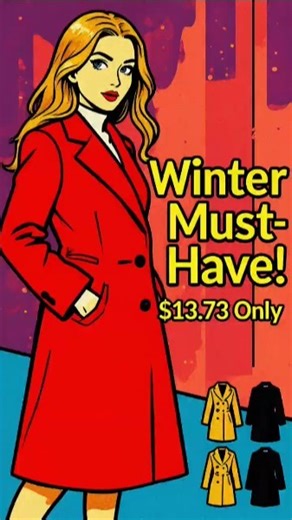 2025 Winter Coat Review | Elegant Wool Long Coat for Only $13!”