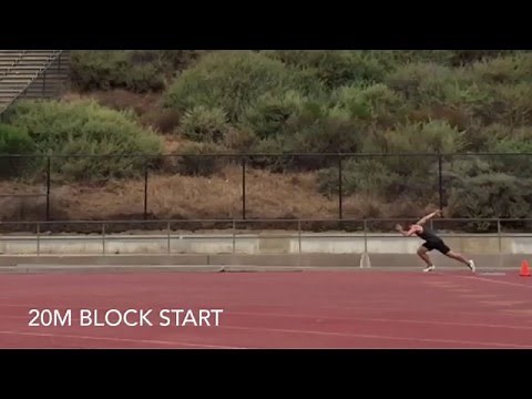 Sprint Training - Sled Pulls, Blocks Starts, and Sprint Specific Lifting Workout