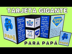 Carta GIGANTE para regalar a PAPÁ