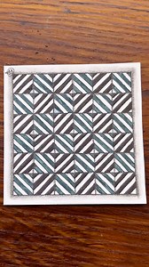 Zentangle Art: From Blank Page to Masterpiece #zentangle #doodle #art #zenart #mindfulart #trending #viralpost #fbpage #easyart | Easy Art