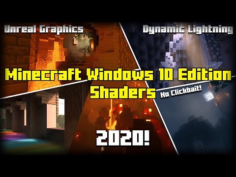 Top 5 Shaders for Minecraft Windows 10 Edition *WORKING 2024!*
