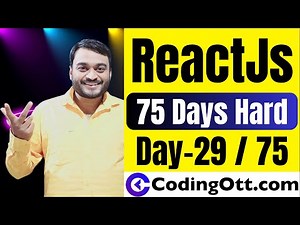 Day-29/75 - Build E-Commerce Website in React | React Js and Next Js tutorial for beginners in hindi
