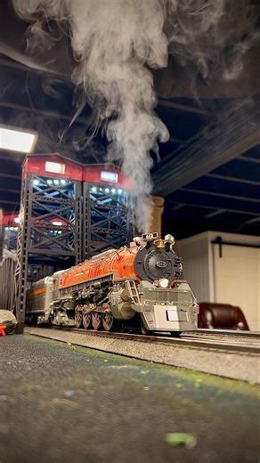 Lionel Legacy Greenbrier Chessie w/smoke deflectors off. #trains