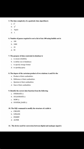 2nd puc computer science model question paper 3 2025.26 ###