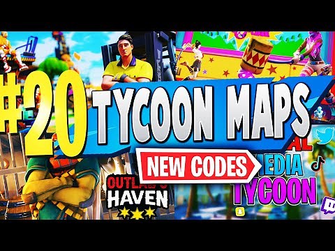 TOP 20 Best TYCOON Creative Maps In Fortnite | Fortnite Tycoon Map CODES (VERY FUN)