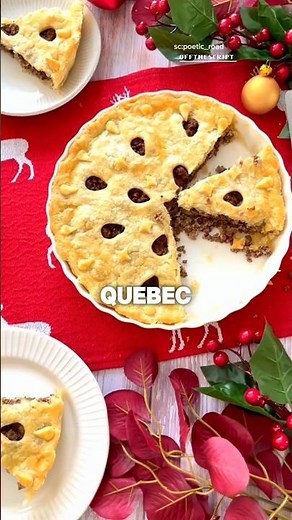Canadian Food Part 2: Tourtière Meat Pie #shorts #food #quebec