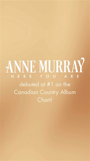 Wonderful news and reviews from the first month of "Here You Are!" | Anne Murray