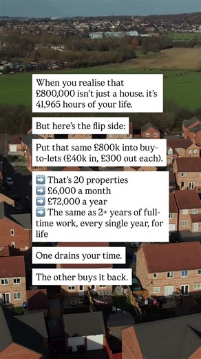 One Choice Drains Time. The Other Buys It Back. #propertyinvestmentstrategy #propertyinvestmentuk