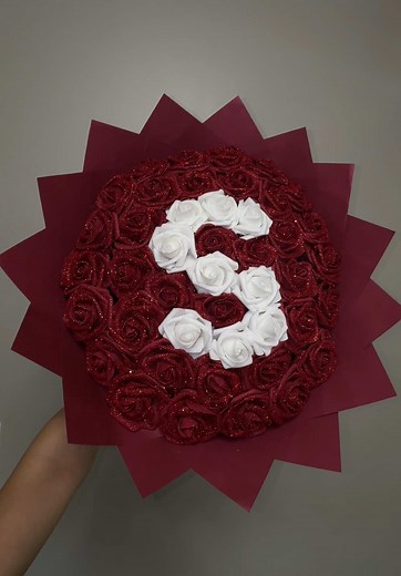 Bouquet lettre S 🌹 #roseseternelles #lettre #initiale #roses #pourtoii