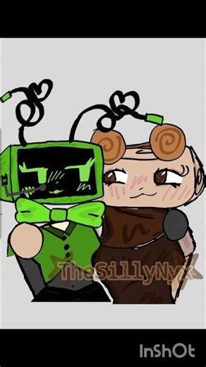 silly shellvision #dandysworld #viral #shellvision #ship #shelly #vee #roblox #pleasedontflop #silly