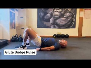 Glute Bridge Pulse | Core & Glute Strength Exercise Demonstration