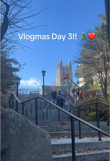 Vlogmas day 3!! 🎄#bostoncollege #college #bc #boston #vlogmas