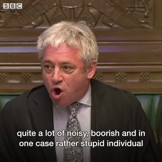 The Speaker of the House of Commons has criticised 'noisy and boorish' MPs for shouting down women in parliament. | BBC Politics